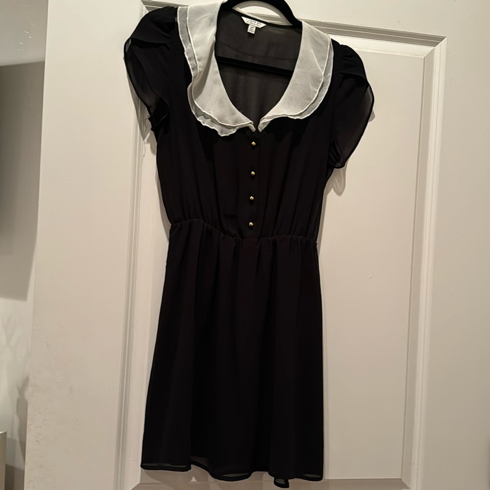 3/$10 forever 21 black sheer dress